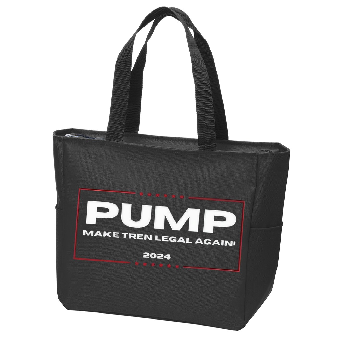 Pump Make Tren Legal Again 2024 Zip Tote Bag