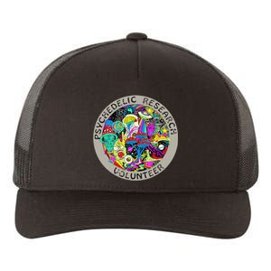 Psychedelic Mushroom Trip Psychedelic Research Gift Yupoong Adult 5-Panel Trucker Hat