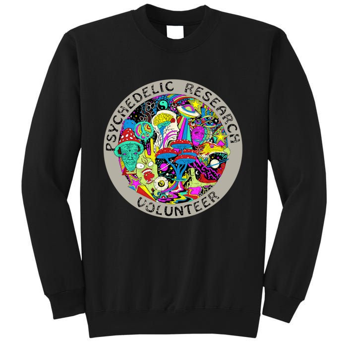 Psychedelic Mushroom Trip Psychedelic Research Gift Sweatshirt