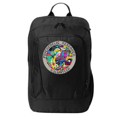 Psychedelic Mushroom Trip Psychedelic Research Gift City Backpack