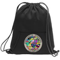 Psychedelic Mushroom Trip Psychedelic Research Gift Sweatshirt Cinch Pack Bag