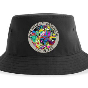 Psychedelic Mushroom Trip Psychedelic Research Gift Sustainable Bucket Hat