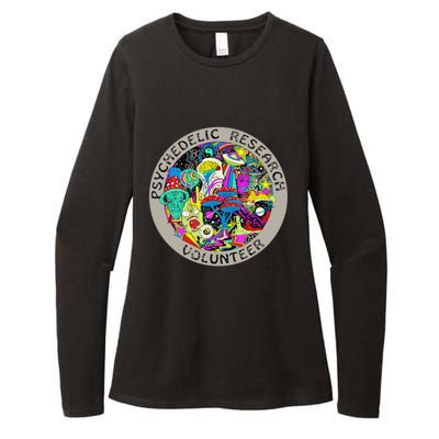 Psychedelic Mushroom Trip Psychedelic Research Gift Womens CVC Long Sleeve Shirt