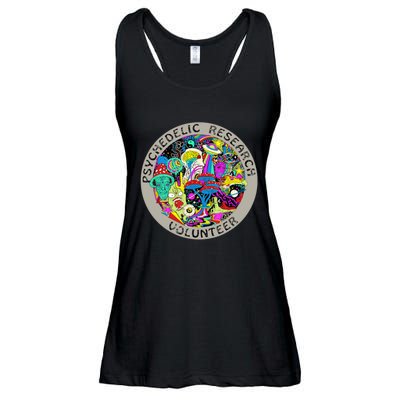 Psychedelic Mushroom Trip Psychedelic Research Gift Ladies Essential Flowy Tank