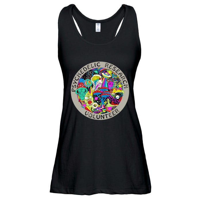 Psychedelic Mushroom Trip Psychedelic Research Gift Ladies Essential Flowy Tank