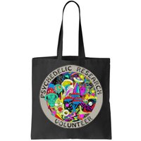 Psychedelic Mushroom Trip Psychedelic Research Gift Tote Bag