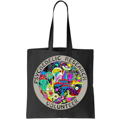 Psychedelic Mushroom Trip Psychedelic Research Gift Tote Bag