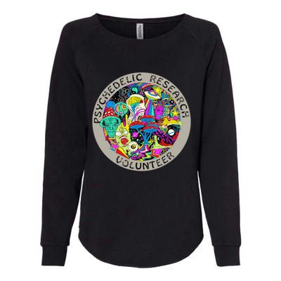 Psychedelic Mushroom Trip Psychedelic Research Gift Womens California Wash Sweatshirt