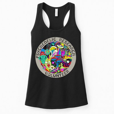 Psychedelic Mushroom Trip Psychedelic Research Gift Womens Tank Top