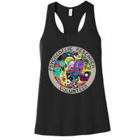 Psychedelic Mushroom Trip Psychedelic Research Gift Women's Racerback Tank