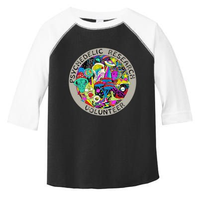 Psychedelic Mushroom Trip Psychedelic Research Gift Toddler Fine Jersey T-Shirt