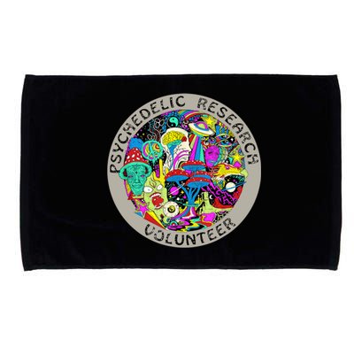 Psychedelic Mushroom Trip Psychedelic Research Gift Microfiber Hand Towel