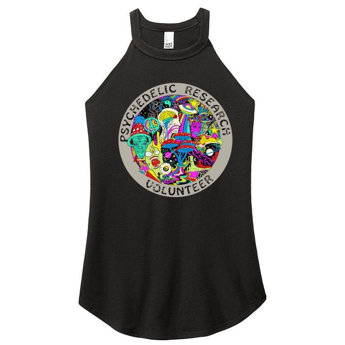 Psychedelic Mushroom Trip Psychedelic Research Gift Women's Perfect Tri Rocker Tank