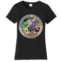 Psychedelic Mushroom Trip Psychedelic Research Gift Women's T-Shirt