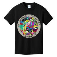 Psychedelic Mushroom Trip Psychedelic Research Gift Kids T-Shirt