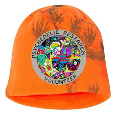 Psychedelic Mushroom Trip Psychedelic Research Gift Kati - Camo Knit Beanie