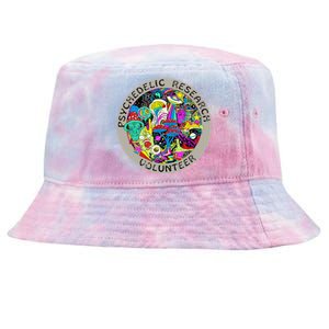 Psychedelic Mushroom Trip Psychedelic Research Gift Tie-Dyed Bucket Hat