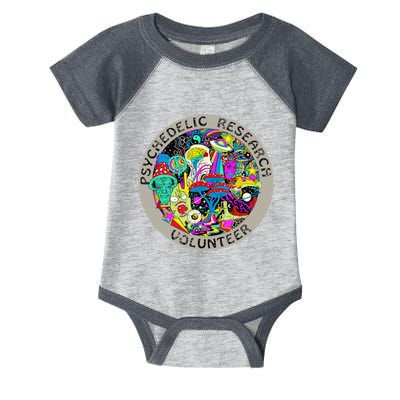 Psychedelic Mushroom Trip Psychedelic Research Gift Infant Baby Jersey Bodysuit