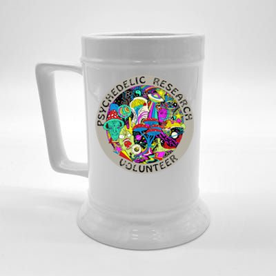 Psychedelic Mushroom Trip Psychedelic Research Gift Beer Stein