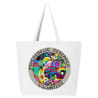 Psychedelic Mushroom Trip Psychedelic Research Gift 25L Jumbo Tote