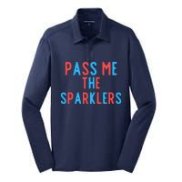 Pass Me The Sparklers Silk Touch Performance Long Sleeve Polo