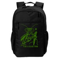 Praying Mantis Thanks For A Good Time Funny Daily Commute Backpack