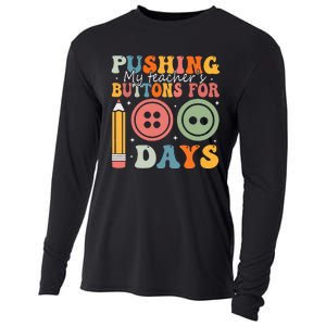 Pushing My TeacherS Buttons For 100 Days Of School Smarter Cooling Performance Long Sleeve Crew