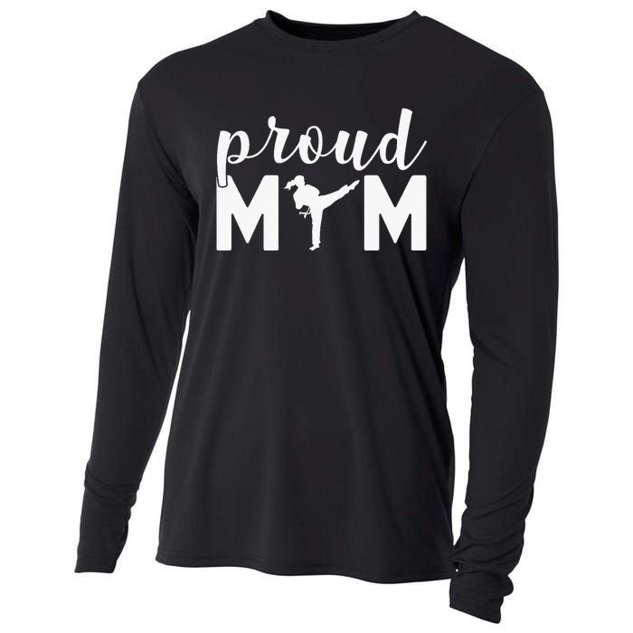 Proud Mom Taekwondo Martial Arts Sparring Fighting Boxing Cooling Performance Long Sleeve Crew