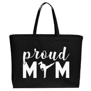 Proud Mom Taekwondo Martial Arts Sparring Fighting Boxing Cotton Canvas Jumbo Tote