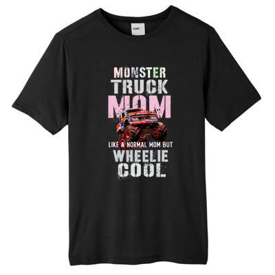 Pink MONSTER Truck MOM Like Normal Mama But Wheelie Cool Tall Fusion ChromaSoft Performance T-Shirt