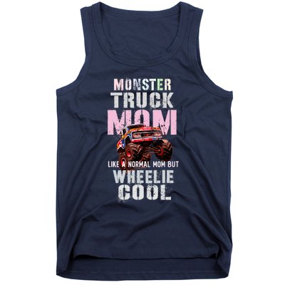 Pink MONSTER Truck MOM Like Normal Mama But Wheelie Cool Tank Top