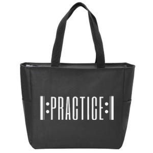 Practice Music Teacher Zip Tote Bag