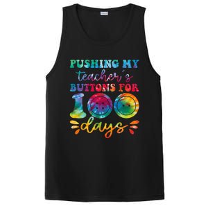 Pushing My TeacherS Buttons For 100 Days Funny School PosiCharge Competitor Tank