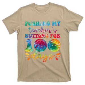 Pushing My TeacherS Buttons For 100 Days Funny School T-Shirt