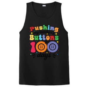 Pushing My TeacherS Buttons For 100 Days 100 Days Of School PosiCharge Competitor Tank