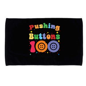 Pushing My TeacherS Buttons For 100 Days 100 Days Of School Microfiber Hand Towel