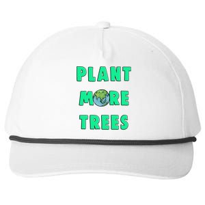 Plant More Trees Global Warming Climate Change Meaningful Gift Snapback Five-Panel Rope Hat