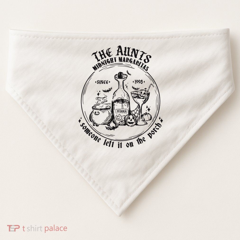 Practical Magic The Aunts Midnight Margaritas USA-Made Doggie Bandana
