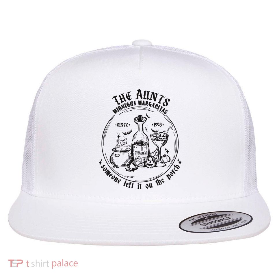 Practical Magic The Aunts Midnight Margaritas Flat Bill Trucker Hat