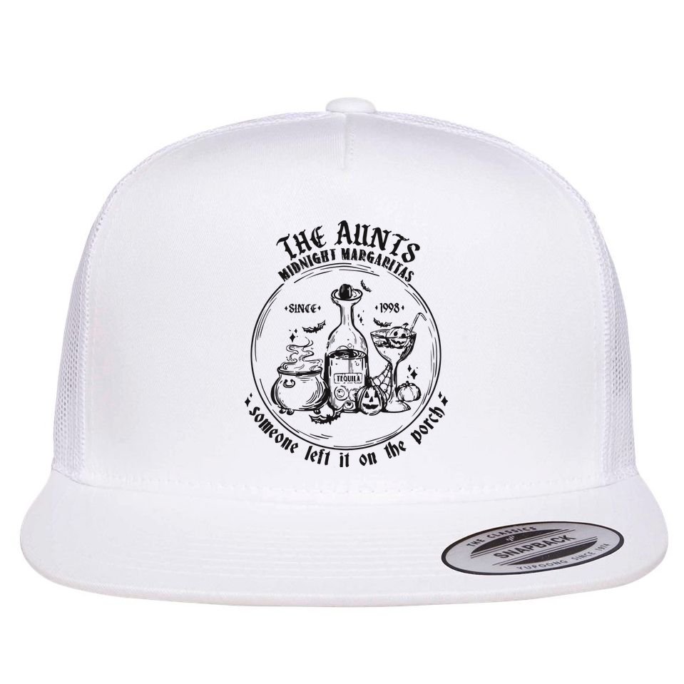 Practical Magic The Aunts Midnight Margaritas Flat Bill Trucker Hat