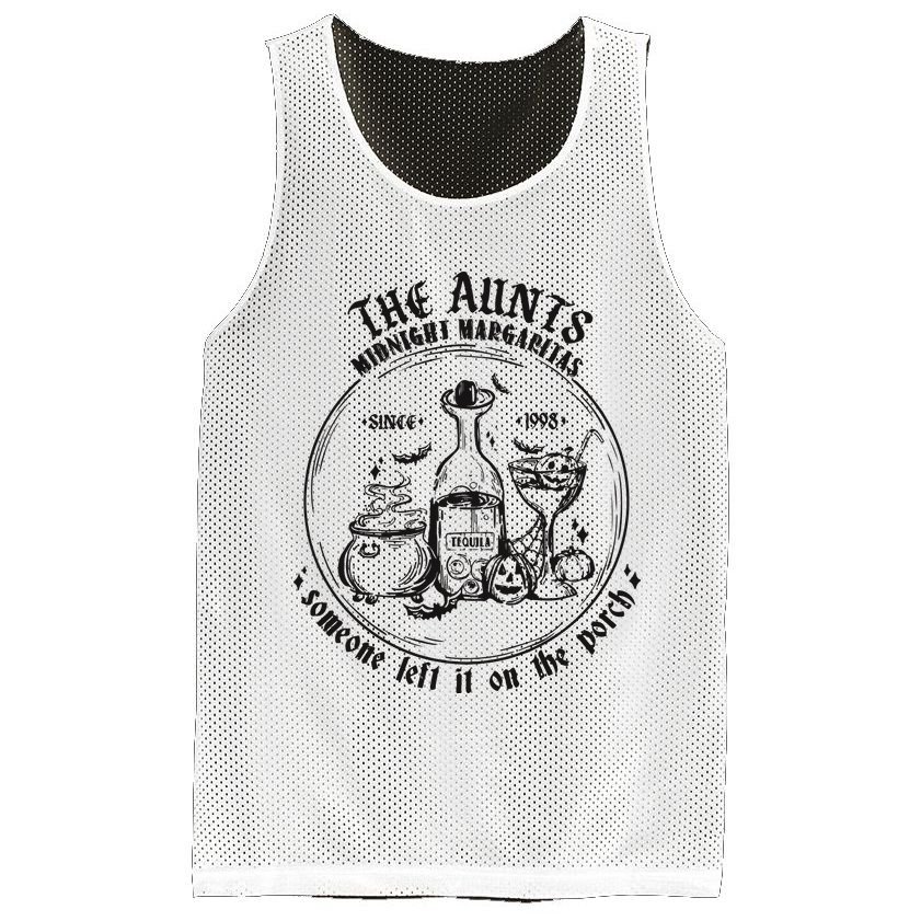 Practical Magic The Aunts Midnight Margaritas Mesh Reversible Basketball Jersey Tank