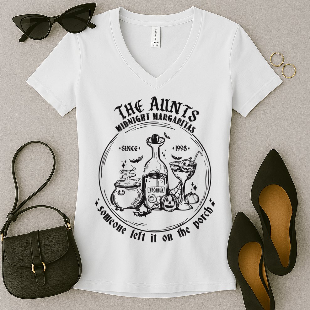 Practical Magic The Aunts Midnight Margaritas Women's V-Neck T-Shirt