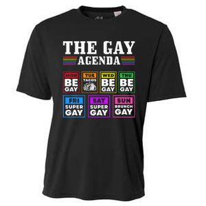 Pride Month The Gay Agenda Lgbtq Cooling Performance Crew T-Shirt