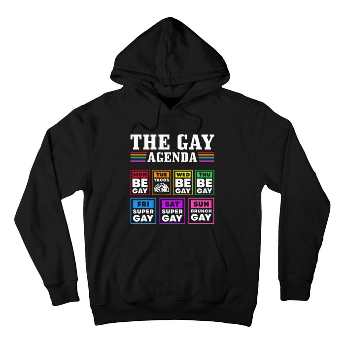 Pride Month The Gay Agenda Lgbtq Hoodie