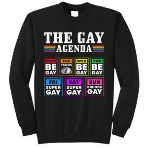 Pride Month The Gay Agenda Lgbtq Sweatshirt