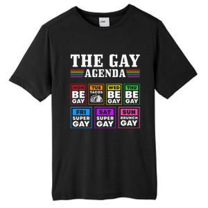 Pride Month The Gay Agenda Lgbtq Tall Fusion ChromaSoft Performance T-Shirt