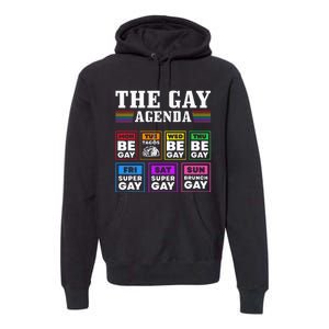 Pride Month The Gay Agenda Lgbtq Premium Hoodie