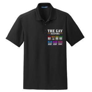 Pride Month The Gay Agenda Lgbtq Dry Zone Grid Polo