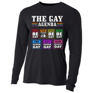 Pride Month The Gay Agenda Lgbtq Cooling Performance Long Sleeve Crew