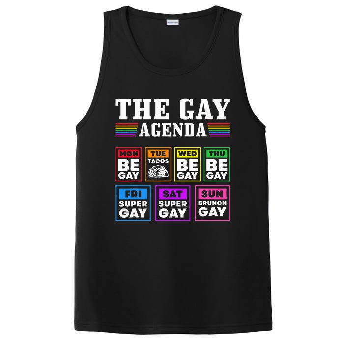 Pride Month The Gay Agenda Lgbtq PosiCharge Competitor Tank